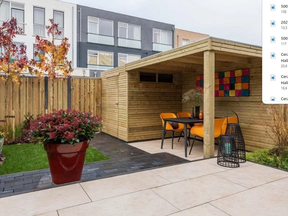 Gardenlux Keramische Tegel Cera3Line Rocky Beige 45 x 90 x 3 cm - Afbeelding 4